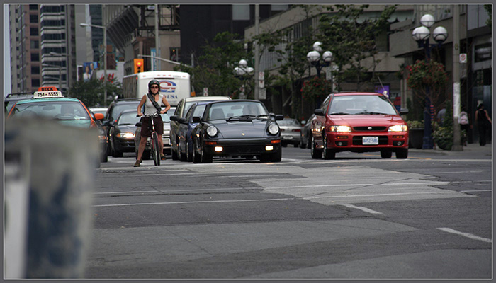 Porsche vs Bike