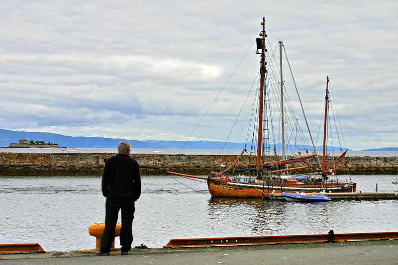 Watching boats *