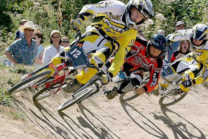 Intense BMX racing<br>8th Place