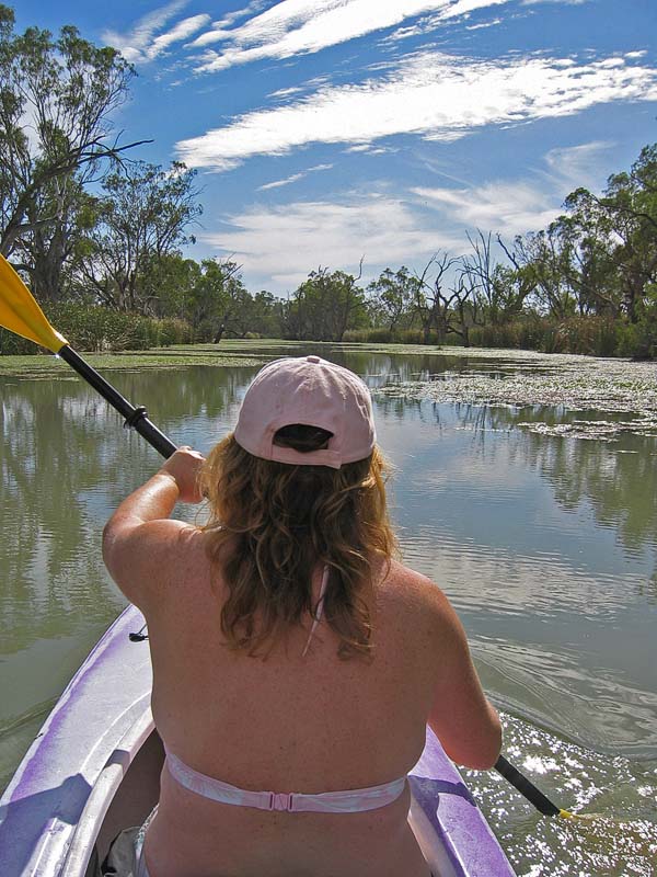 Up the creek  *
