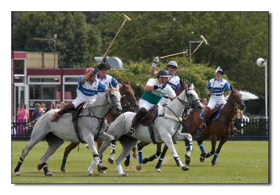 A Possee of Polo Players