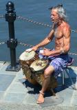 Enjoying the beat