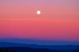 Moon at sunset *