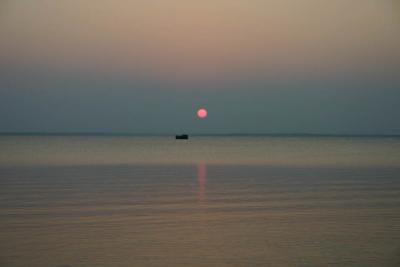 Sunset over the sound