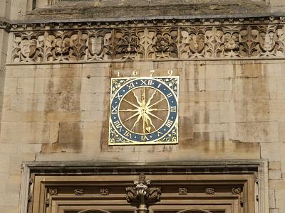 Clock at St Mary's