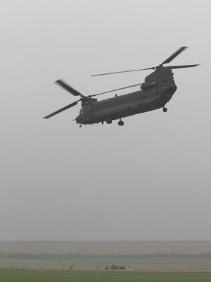 RAF Chinook acrobatics