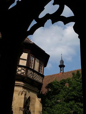 View on the fountain house