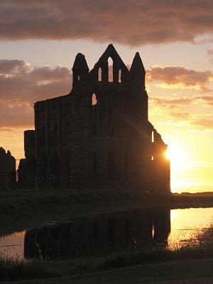 Sunset at Whitby Abbey II