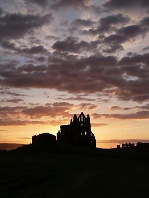 Sunset at Whitby Abbey III