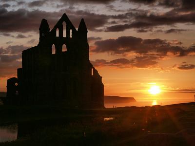 Sunset at Whitby Abbey IV