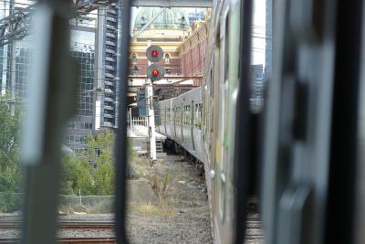 Departing