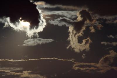 Cool moonlit cloud