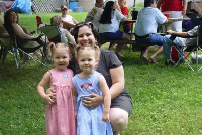 Aunt Katie's Baby Shower, Reagan in Red