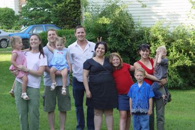 All of our family at the Shower