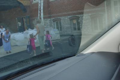 And we are off without even a backwards glance.  They have no idea how hard it was for mommy to let them out of the car.