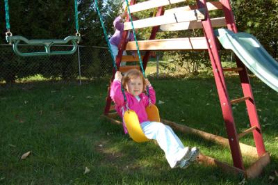 Rory on the swing