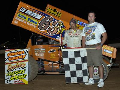 Ed Shafer Memorial Sprint Winner Phil Walter