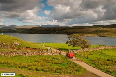 Post arrives at Loch Greshornish