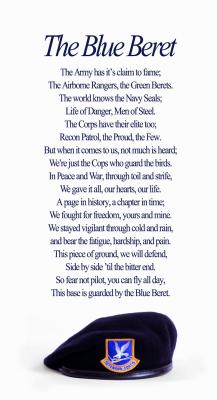 USAF Blue Beret Poem