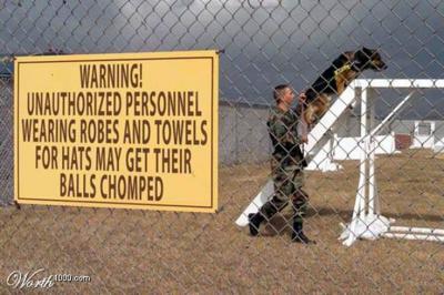 K9 Sign Warning