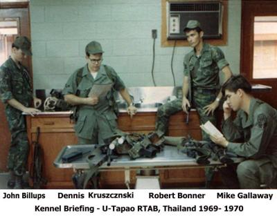 Briefing at Kennel - 1969