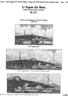 Steve Hughes B-52 Photos   1972-1973