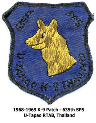 1968-1969 635th K-9 Patch