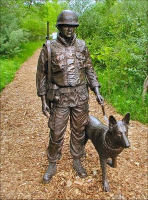 Wildlife Prairie Park Memorial Statue - by Jack Duffell