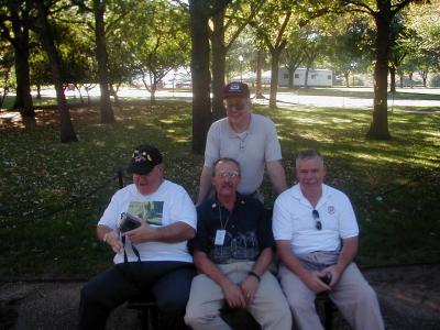 John O'Donnell, Bernie Turnbloom, Ernie Borders (TSN BC Roomie - DM) Greig Parker Standing