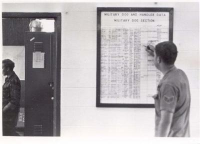 Charlie Berry Updating Status Board  Udorn 1970