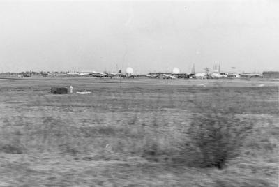 Looking across runway towards base opps  Udorn 1970