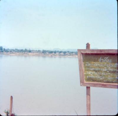 Sign on Mekong