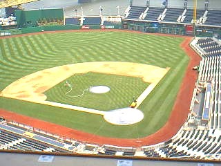 from the press box