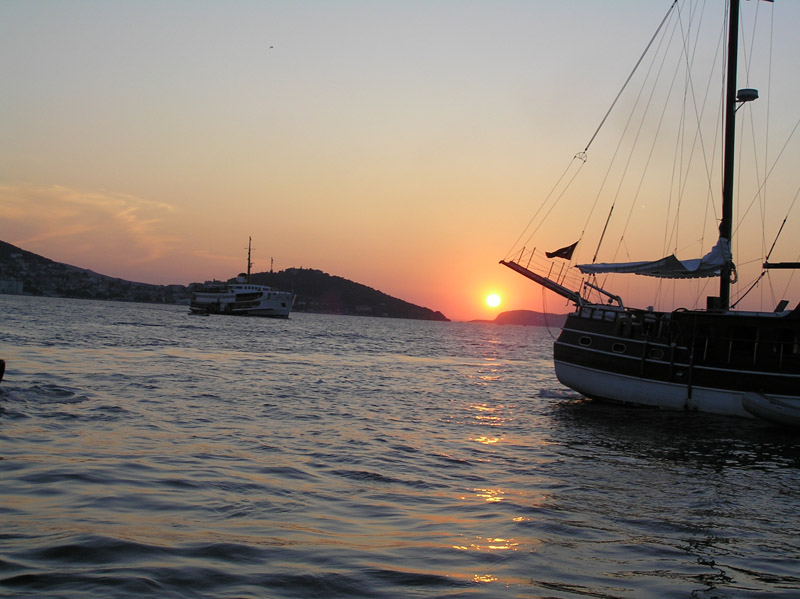 Sunset from Princess Islands in Istanbul