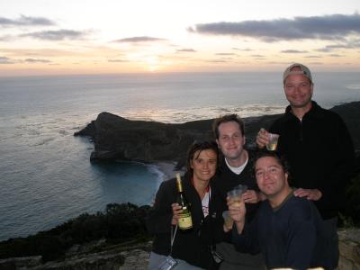 namibian gang @ cape point sunset