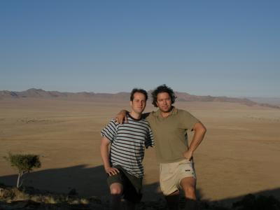 martin & me overlooking the desert