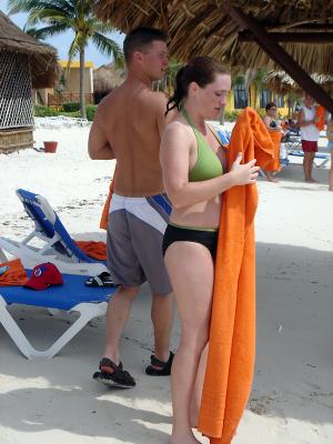 Mindi and Jeff at ABR Beach