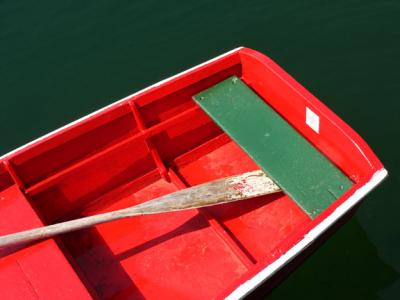 Red Row Boat 