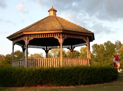 Late Sun On The Gazebo