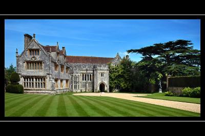 Front entrance, Athelhampton House, Puddletown, Dorset