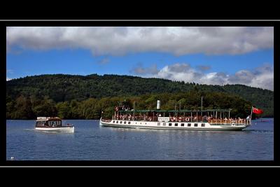 Two boats, Bowness, Lake Windermere, Cumbria