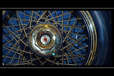 Duesenberg wheel, Haynes Motor Museum, Sparkford, Somerset (1500)