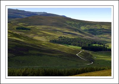 The long and winding road, Cairngorms, Scotland