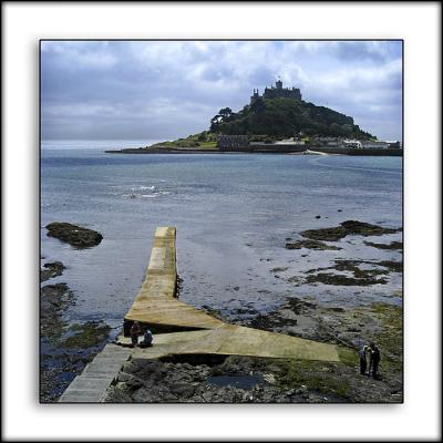 St. Michael's Mount and jetty, Cornwall