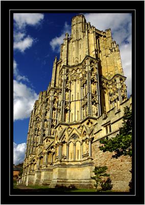 Cathedral front, Wells, Somerset