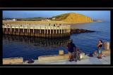 East pier and cliffs, West Bay, Dorset