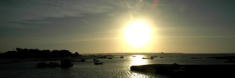 Coucher sur le Po