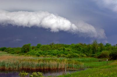  Plum Island, Parker River National Wildlife Refuge Wall Cloud Over The Sound~West Edge