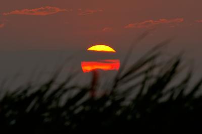  Plum Island, Parker River National Wildlife Refuge Sunset Over the Marsh Grass at North Pool