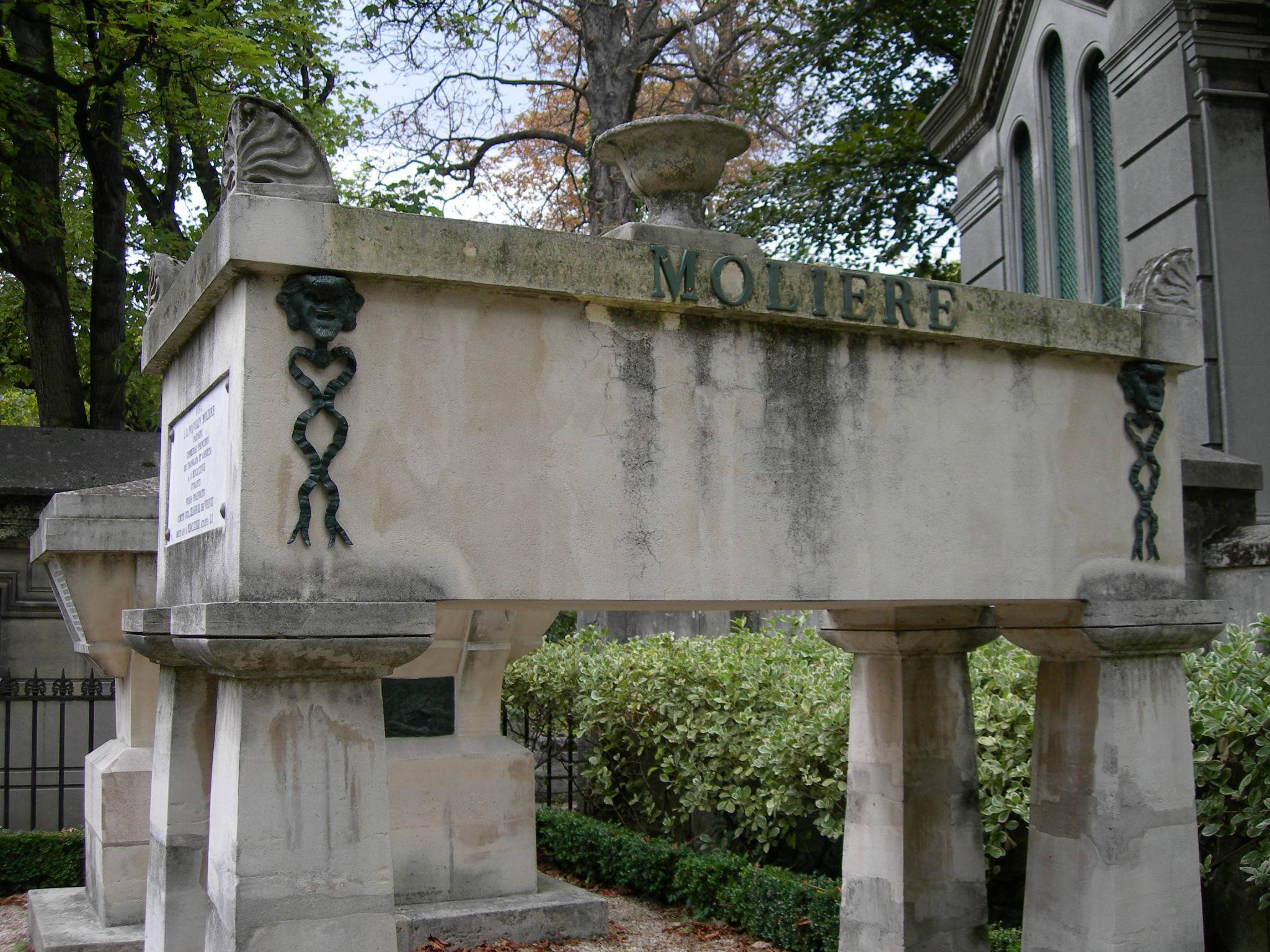 Juste  ct de Jean de la Fontaine, Jean-Batpiste Poquelin dit Molire